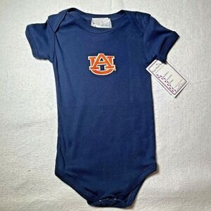 Auburn Tigers War Eagle Embroidered Logo 18M Baby Bodysuit Creeper Two Feet AU